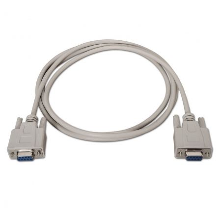 Aisens Cable Serie RS232 DB9 Hembra a DB9 Hembra 1,8m Beige Aisens Cable Serie RS232 DB9 Hembra a DB9 Hembra 1,8m Beige